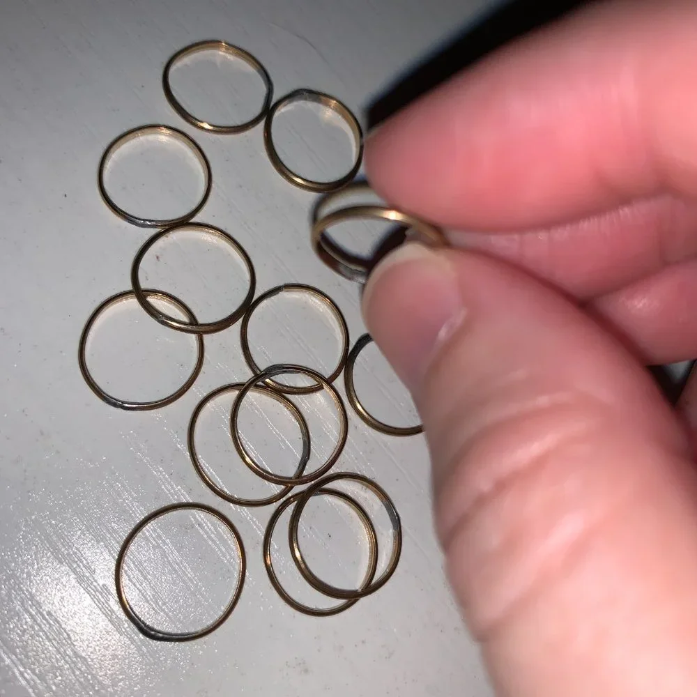 3/4 1.3mm Gold Filled Plain Band Ring
